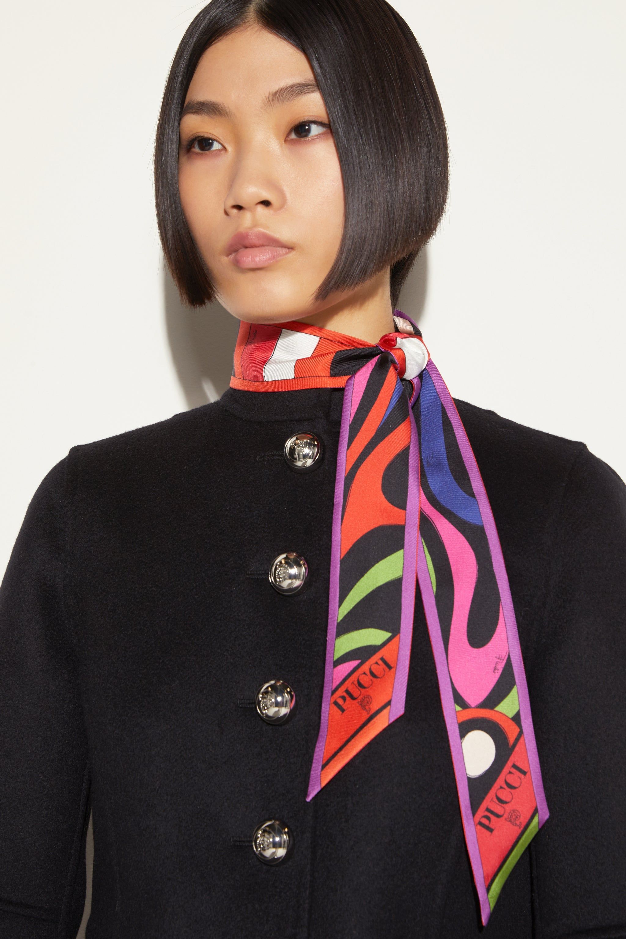 Foulard in seta con stampe Marmo e Iride sold by Emilio Pucci product image thumbnail 2