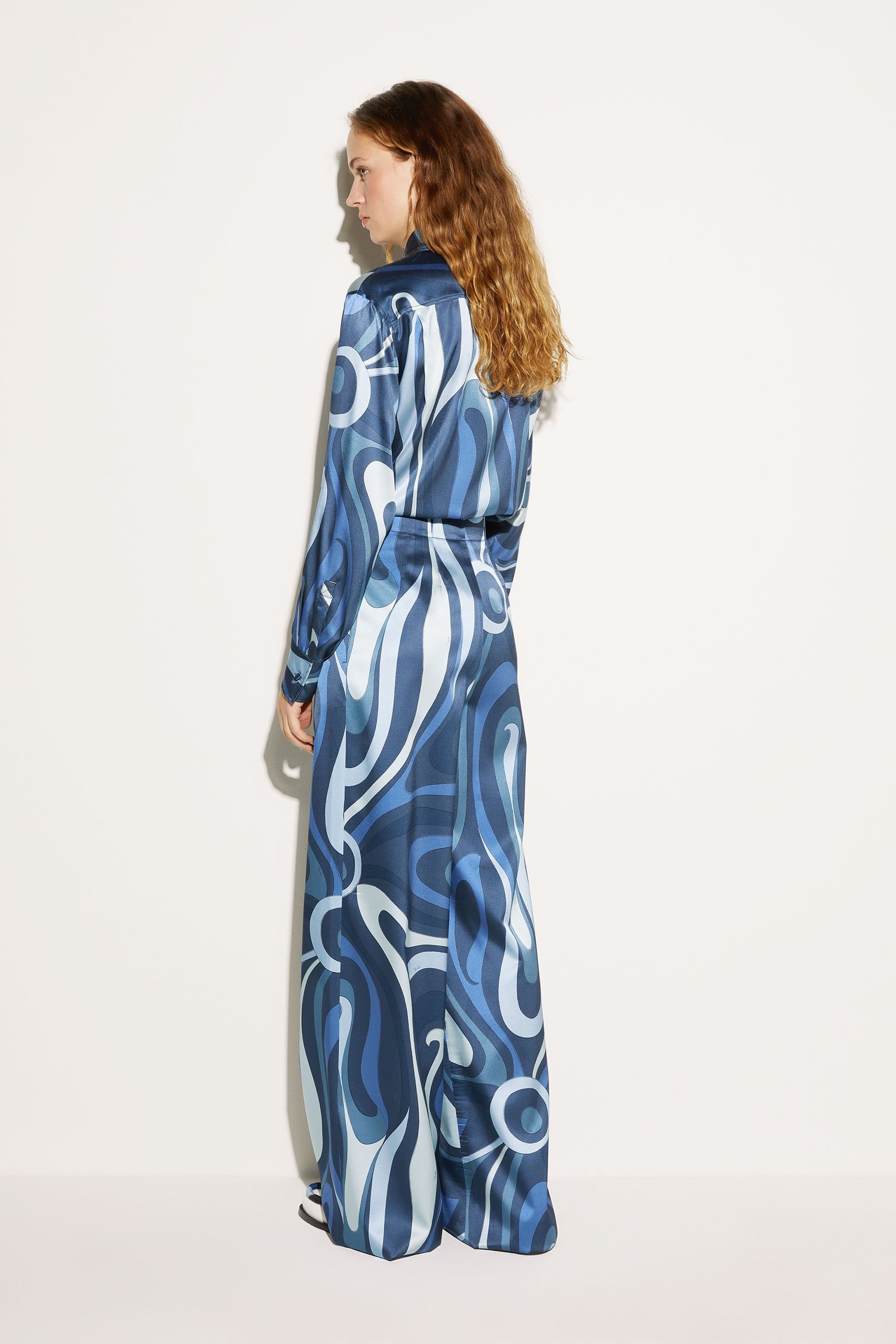 Pantaloni palazzo con stampa Marmo sold by Emilio Pucci product image thumbnail 3