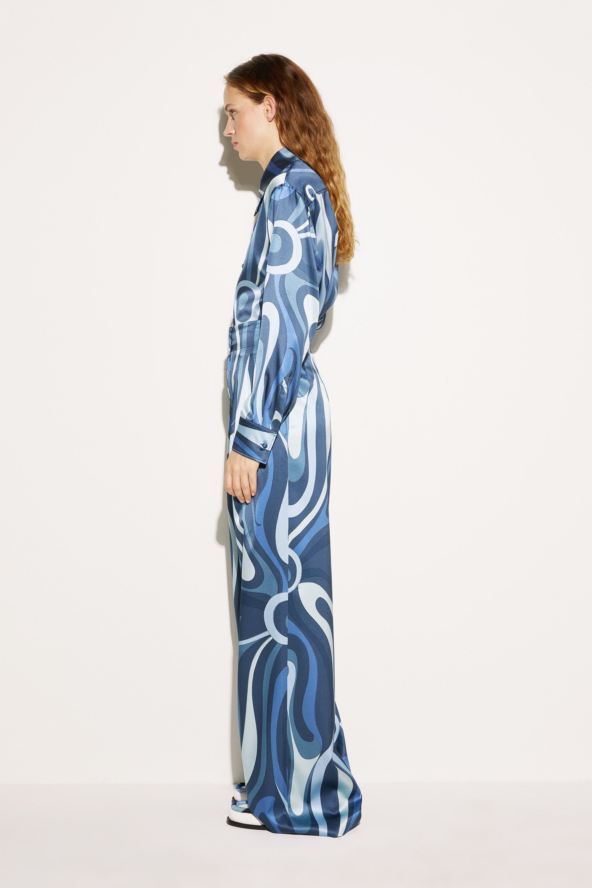 Pantaloni palazzo con stampa Marmo sold by Emilio Pucci product image thumbnail 4