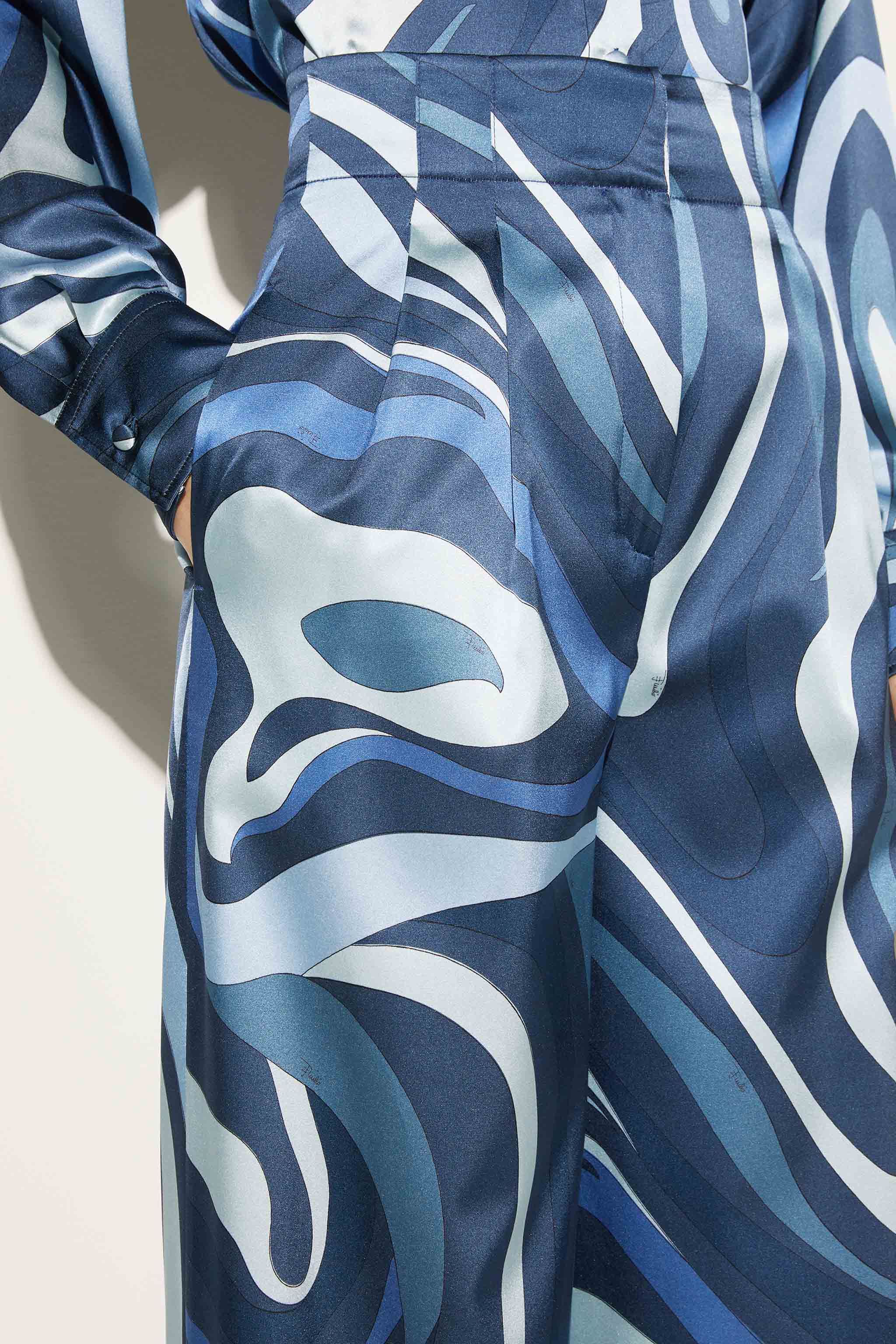 Pantaloni palazzo con stampa Marmo sold by Emilio Pucci product image thumbnail 5