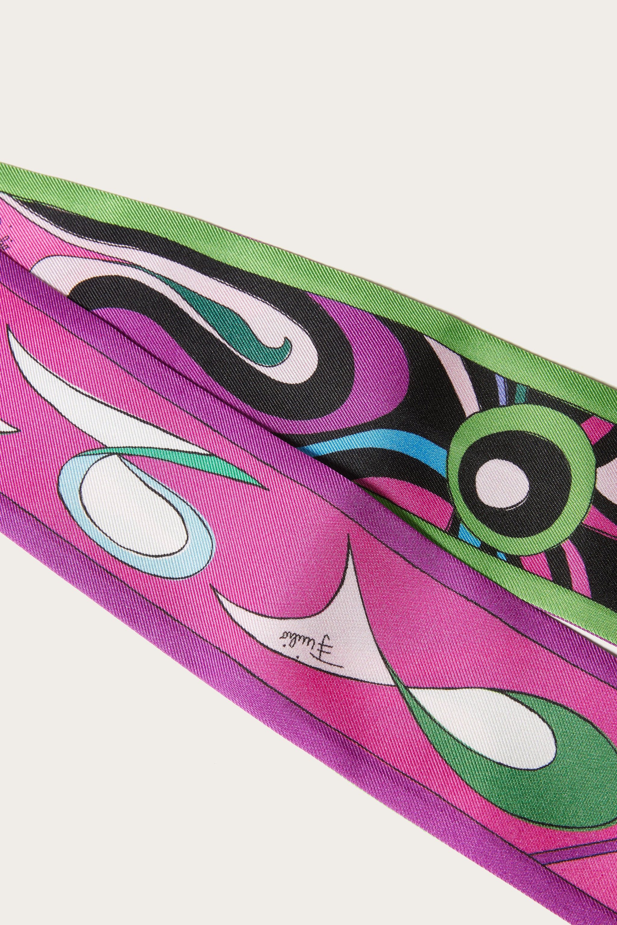 Foulard in seta con stampe Marmo e Pesci sold by Emilio Pucci product image thumbnail 3