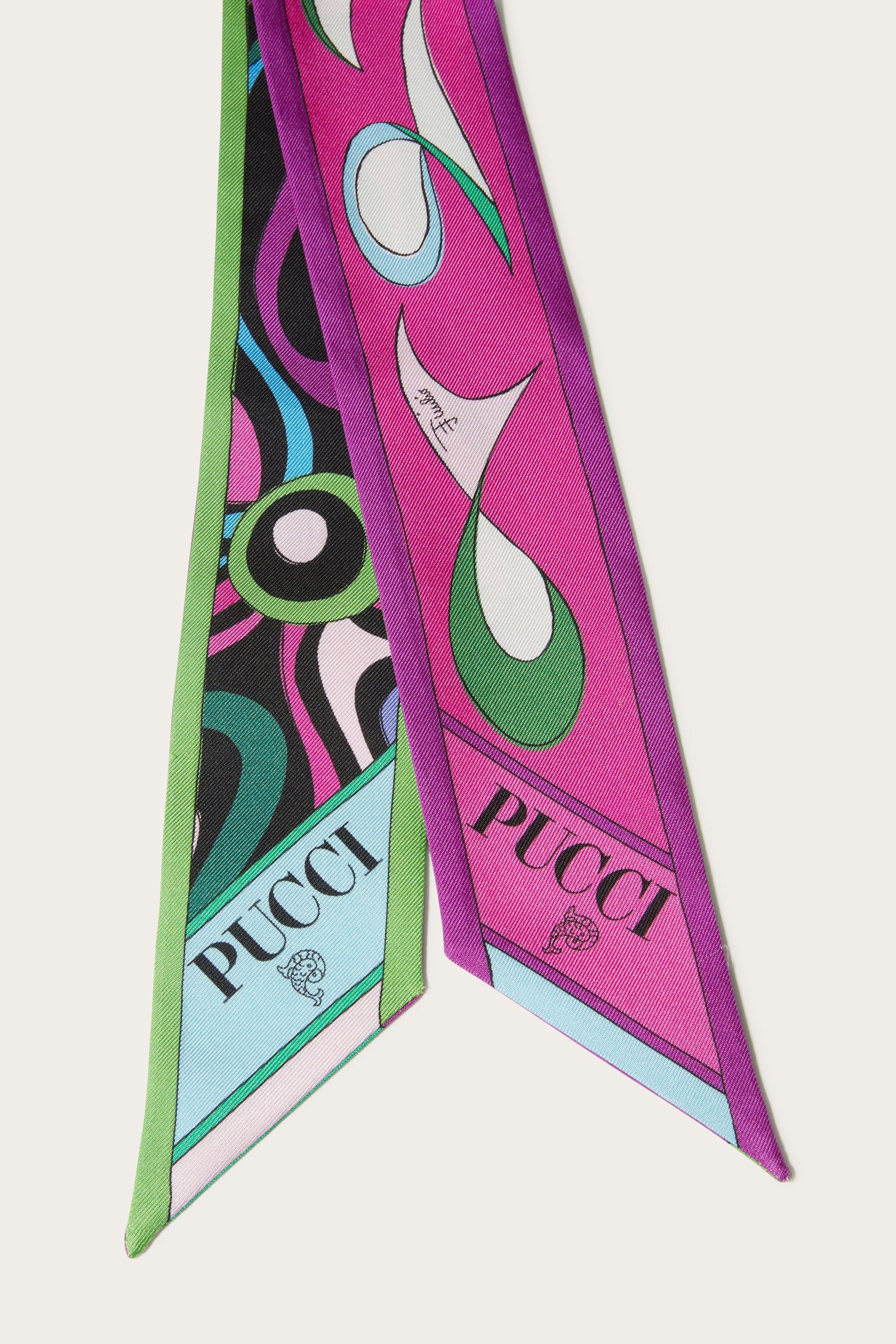 Foulard in seta con stampe Marmo e Pesci sold by Emilio Pucci product image thumbnail 2