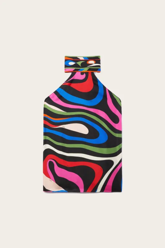 Top in seta con stampa Marmo sold by Emilio Pucci