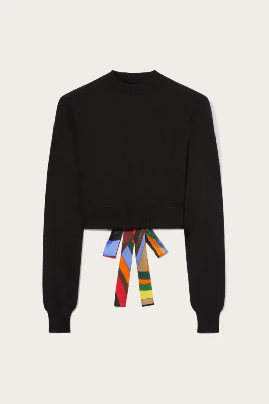Iride Silk-Twill Cropped Top sold by Emilio Pucci