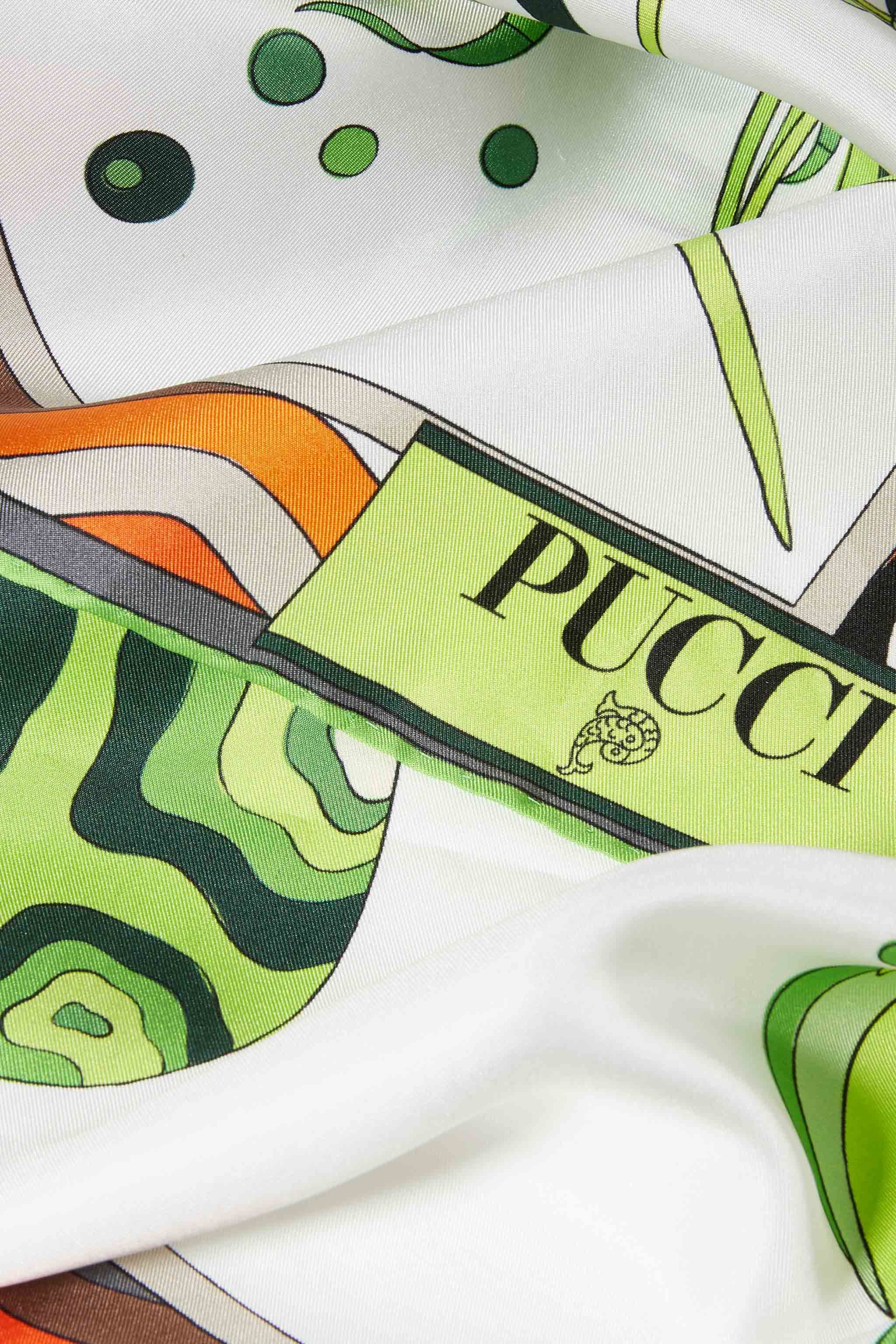 Carré grande in seta con stampa Fungo sold by Emilio Pucci product image thumbnail 3