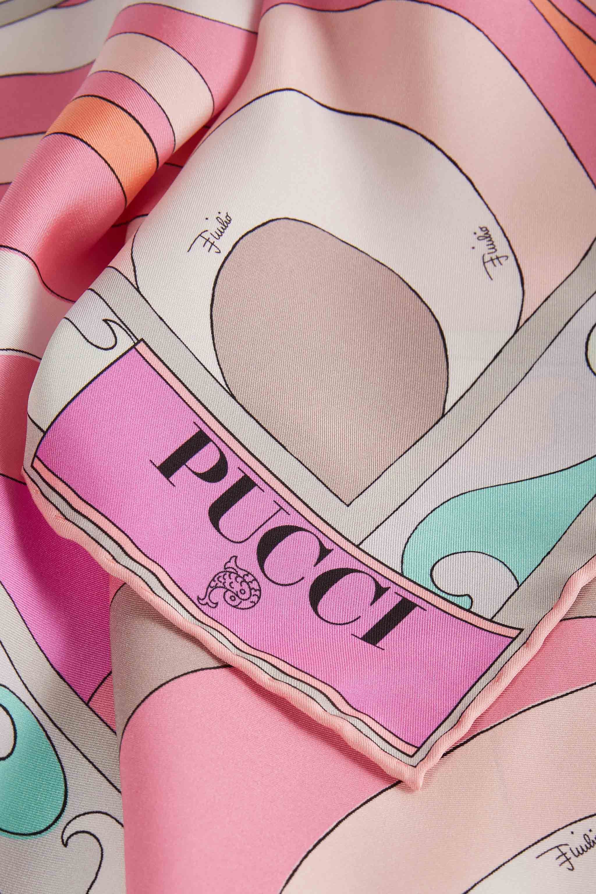 Carré grande in seta con stampa Marmo sold by Emilio Pucci product image thumbnail 3