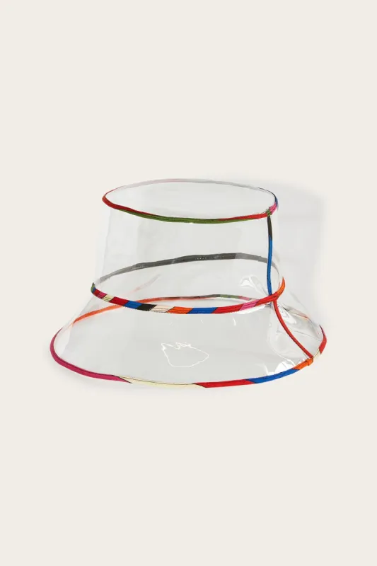 Cappello da pescatore trasparente con finiture Iride sold by Emilio Pucci