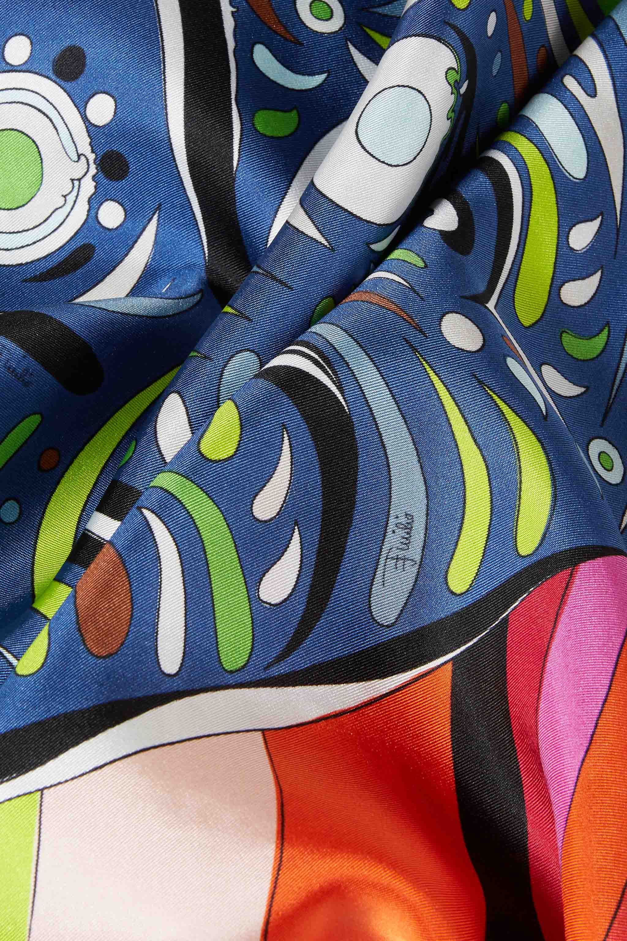 Carré grande in seta con stampe Iride e Acquario sold by Emilio Pucci product image thumbnail 4