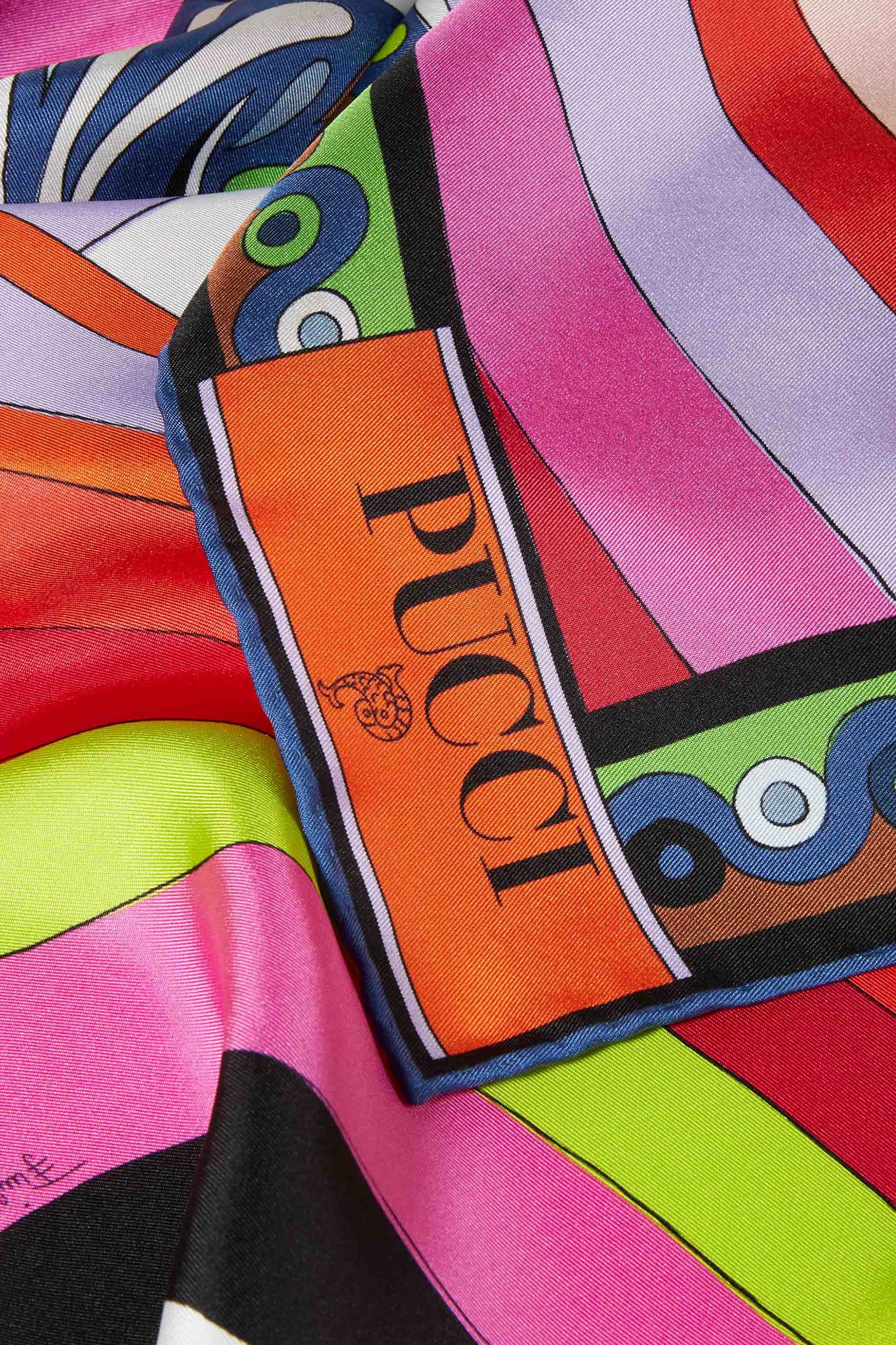 Carré grande in seta con stampe Iride e Acquario sold by Emilio Pucci product image thumbnail 3