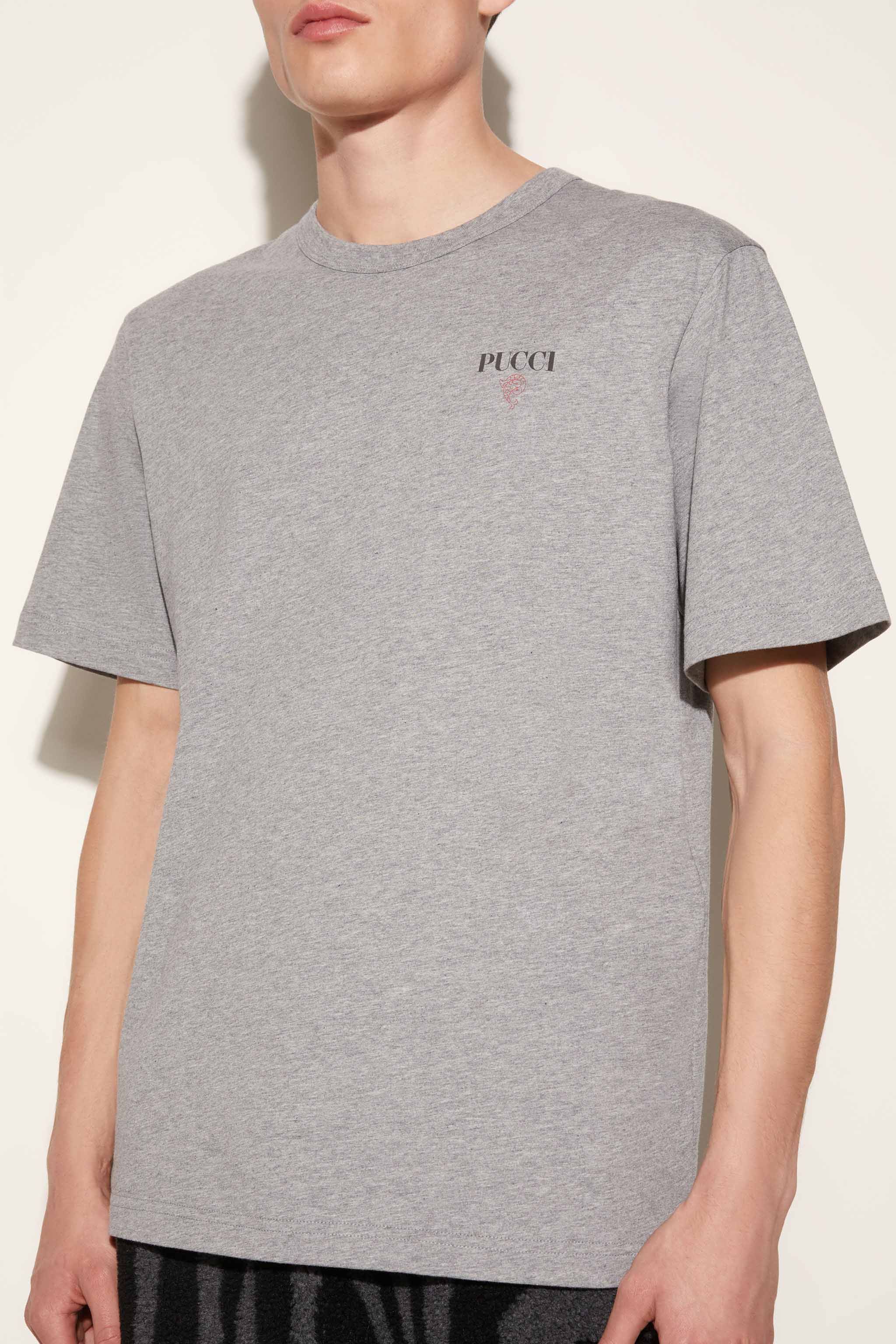 T-shirt con logo Pesci sold by Emilio Pucci product image thumbnail 5
