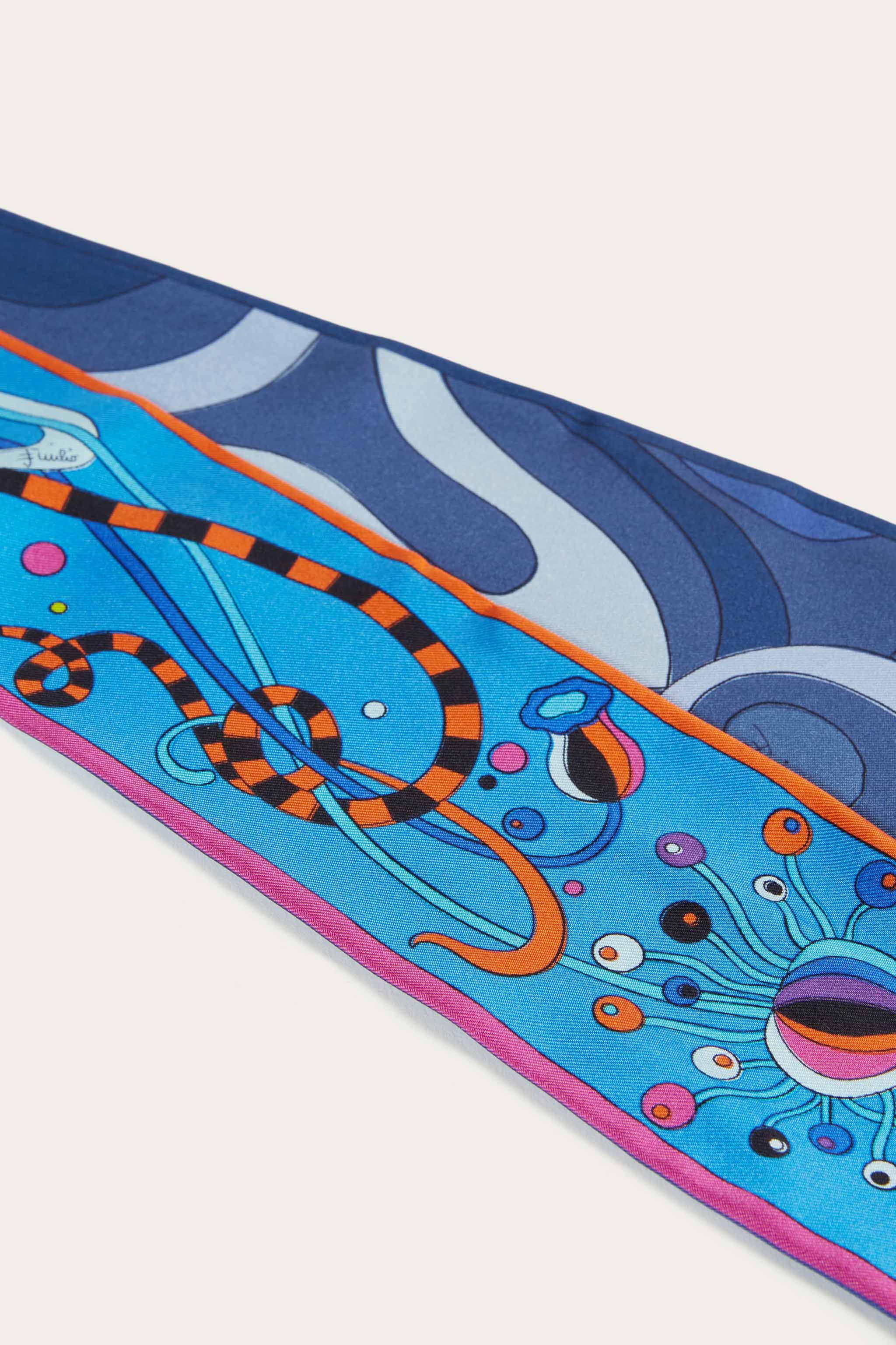 Foulard in seta con stampe Fungo e Marmo sold by Emilio Pucci product image thumbnail 4