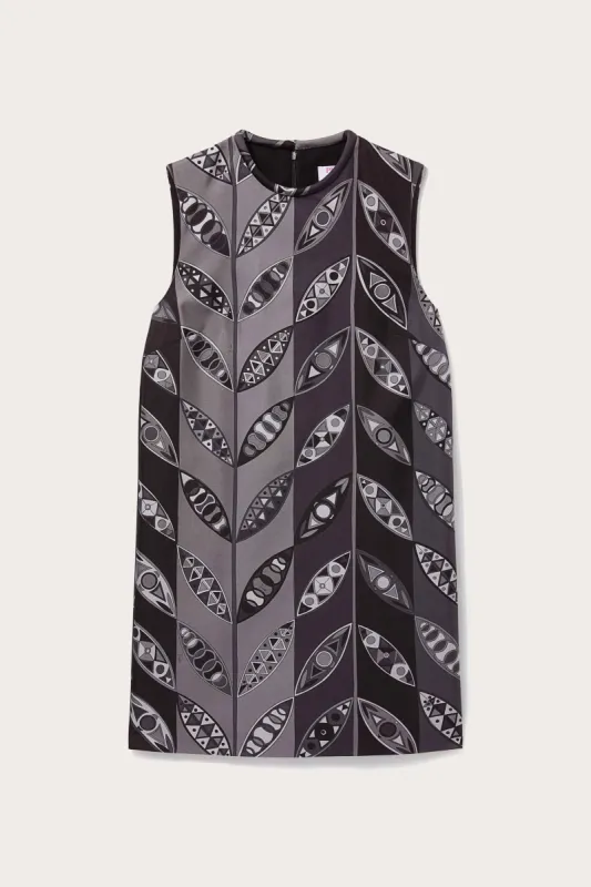 Mini abito in seta con stampa Girandole made by Emilio Pucci