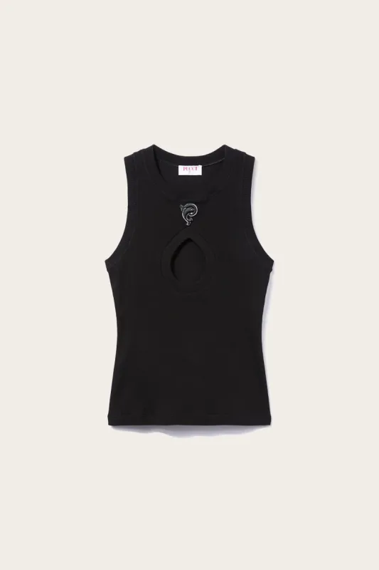 Top con cut-out sold by Emilio Pucci