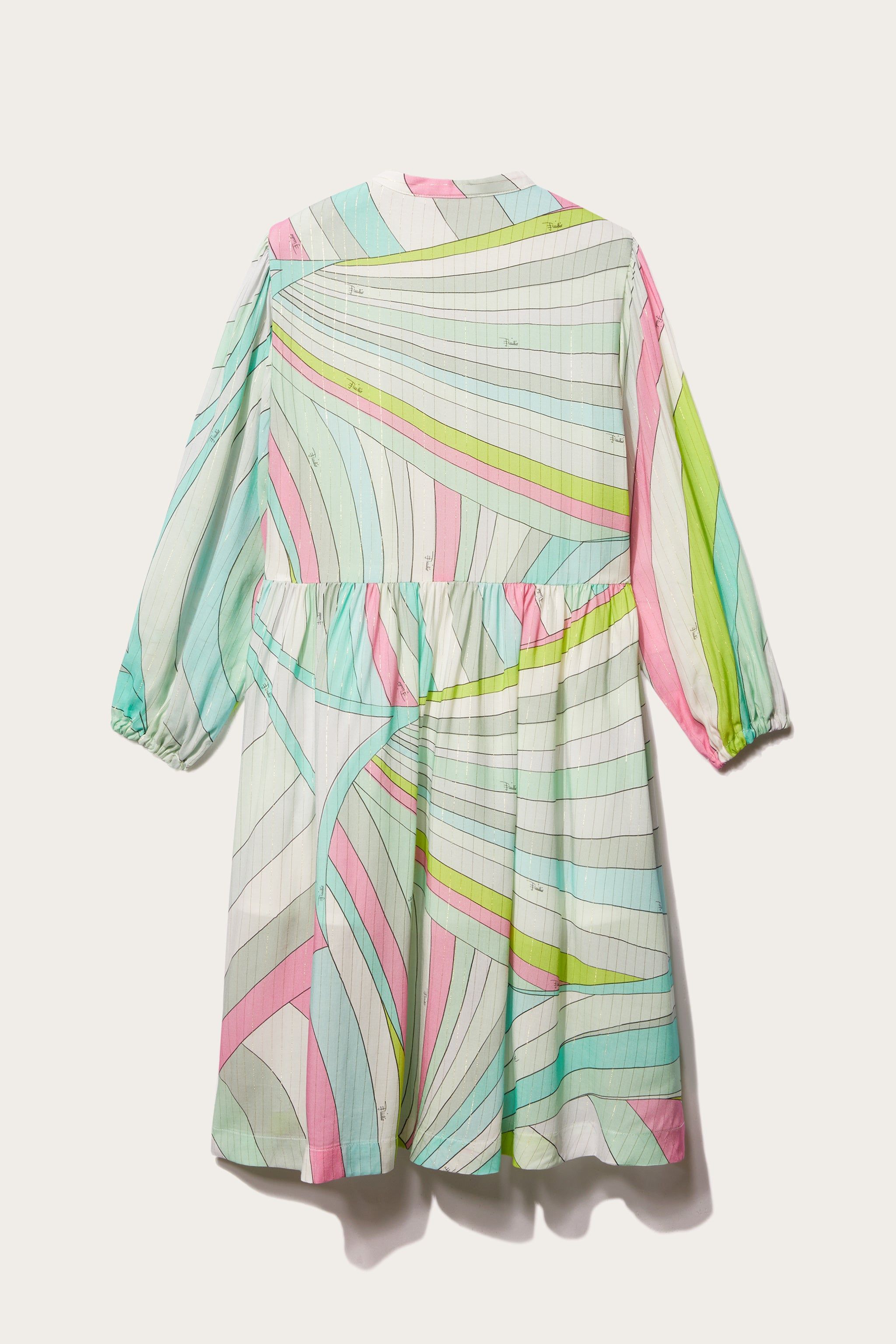 Iride-Print Ruffled Dress sold by Emilio Pucci product image thumbnail 2