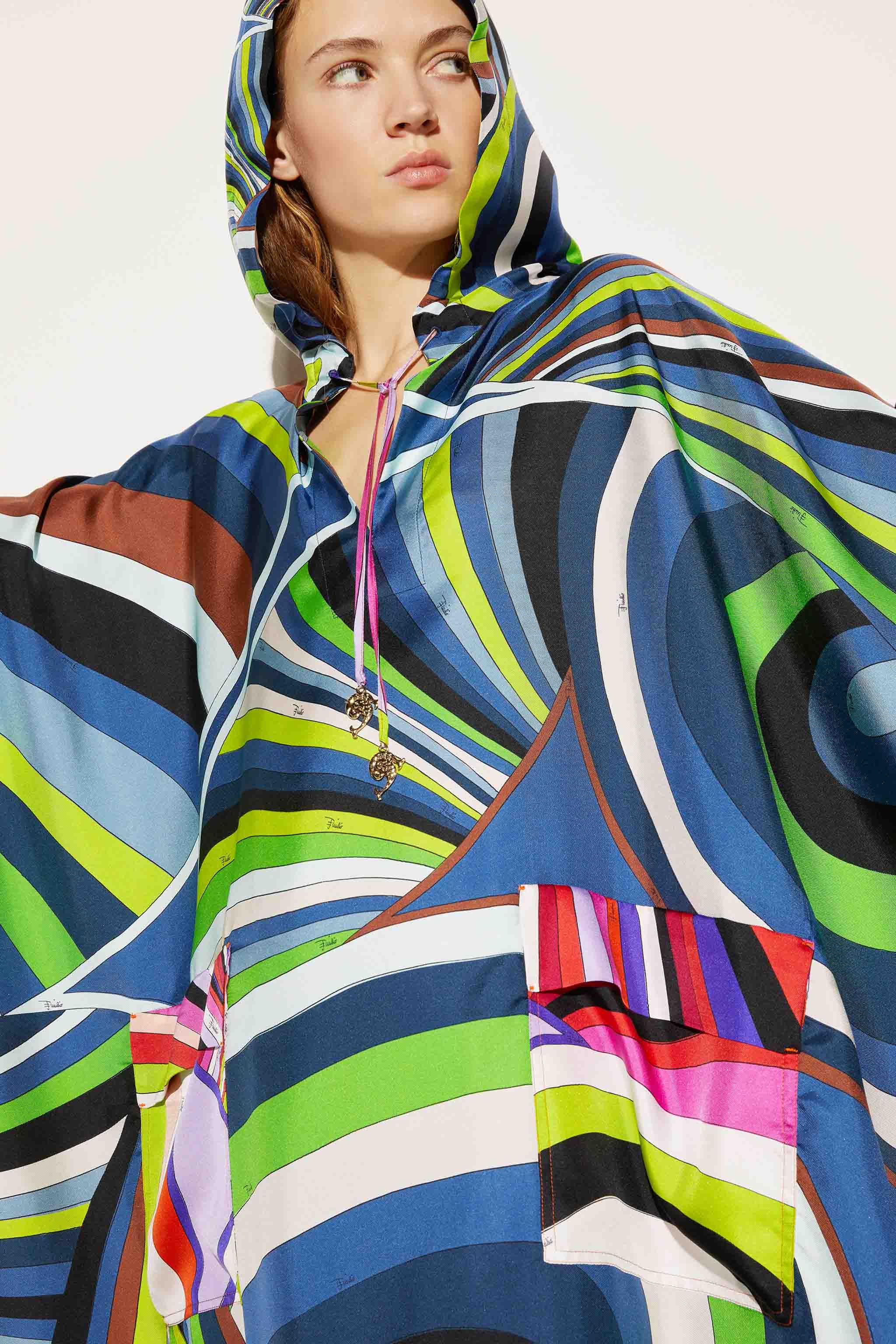 Kaftano in seta con stampa Iride sold by Emilio Pucci product image thumbnail 5