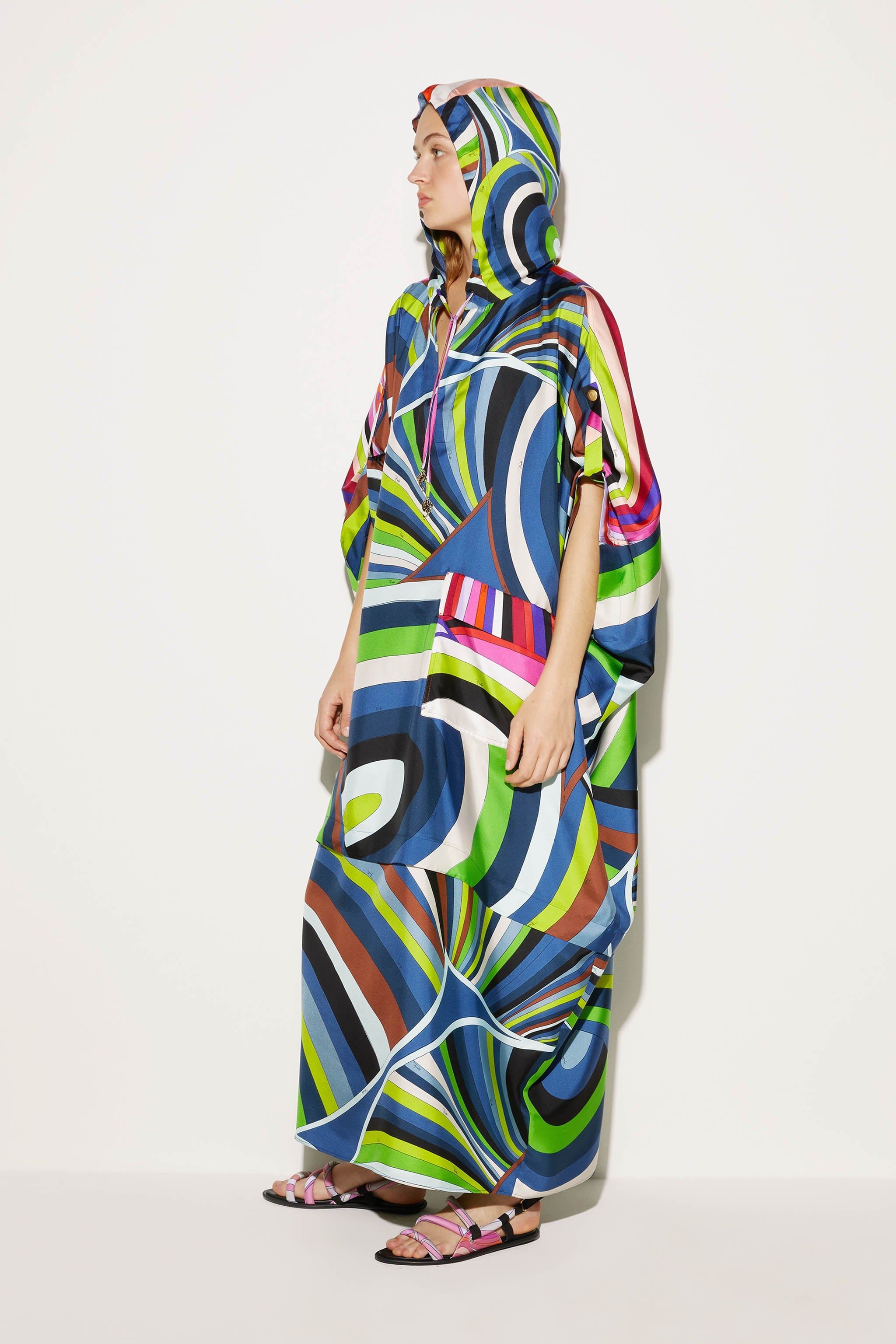 Kaftano in seta con stampa Iride sold by Emilio Pucci product image thumbnail 4