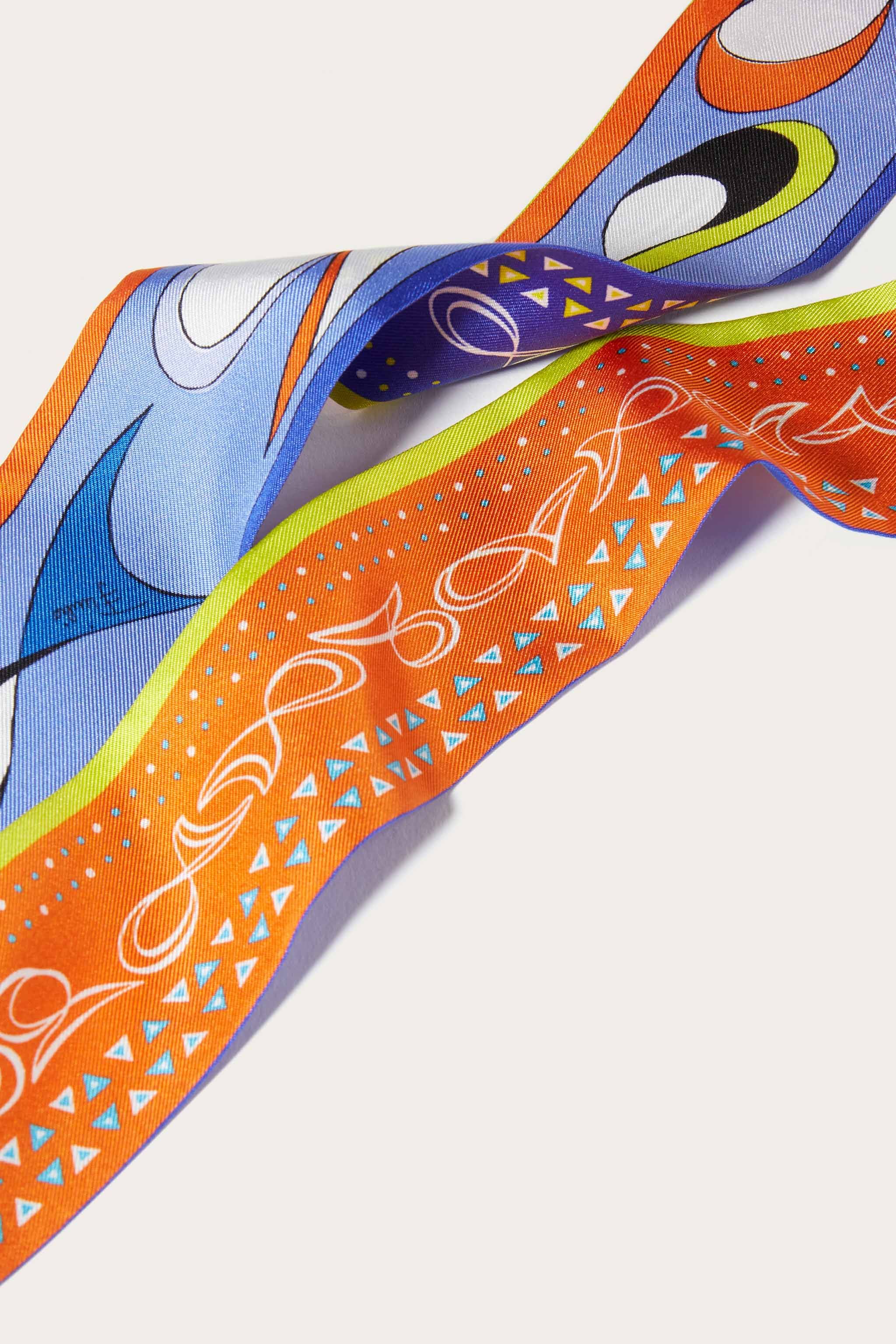 Foulard in seta con stampa Pesci sold by Emilio Pucci product image thumbnail 4