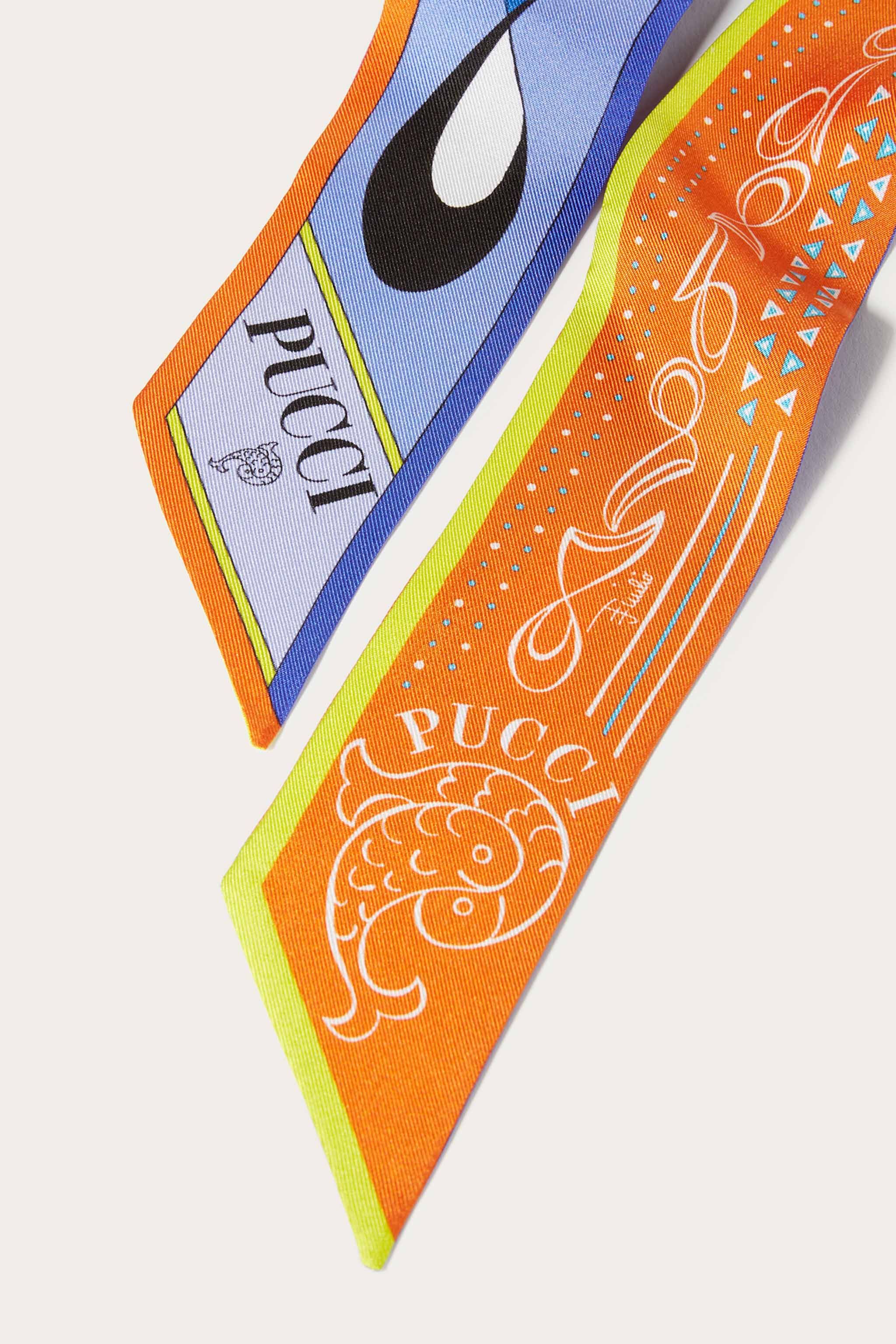 Foulard in seta con stampa Pesci sold by Emilio Pucci product image thumbnail 3