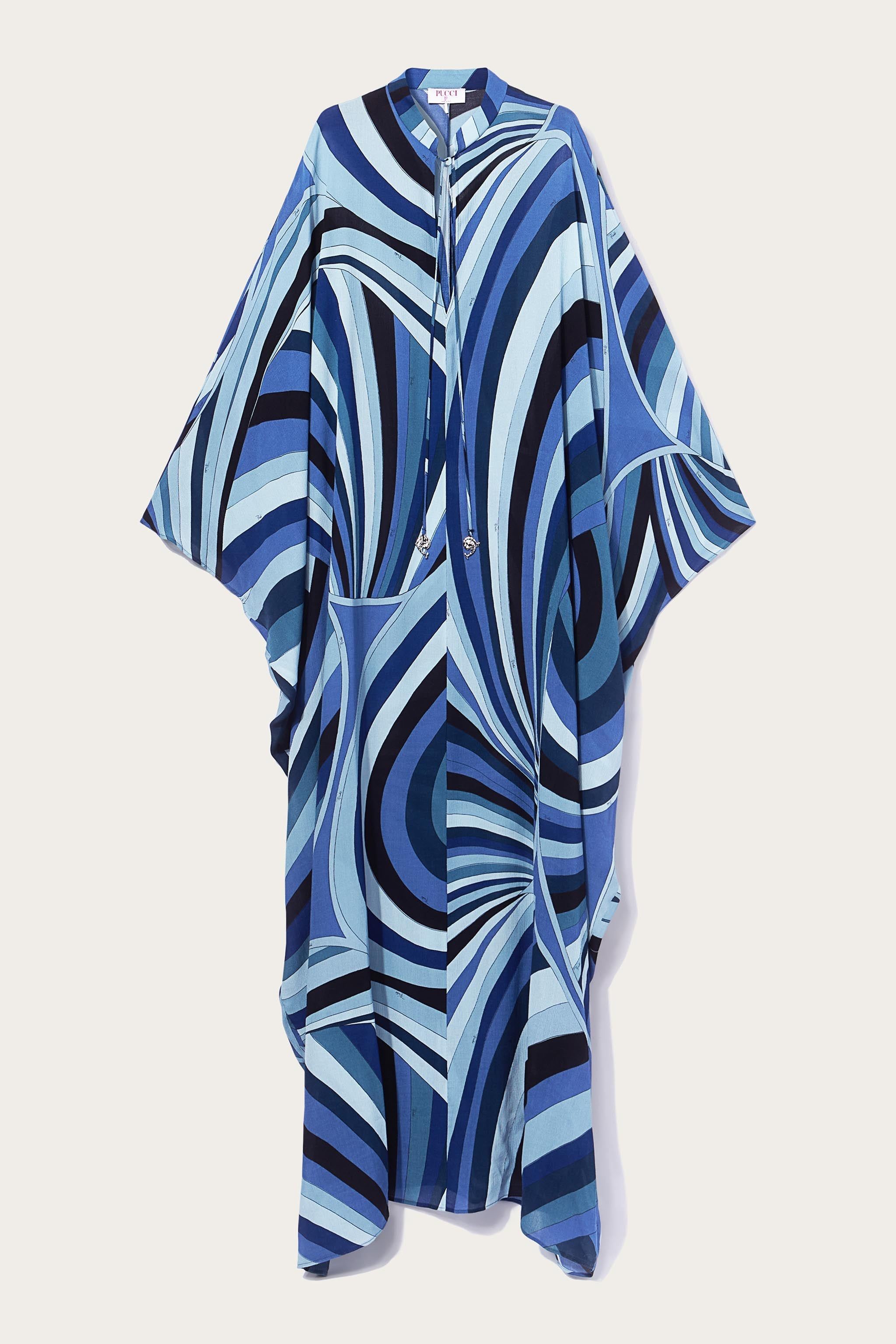 Abito kaftano con stampa Iride sold by Emilio Pucci