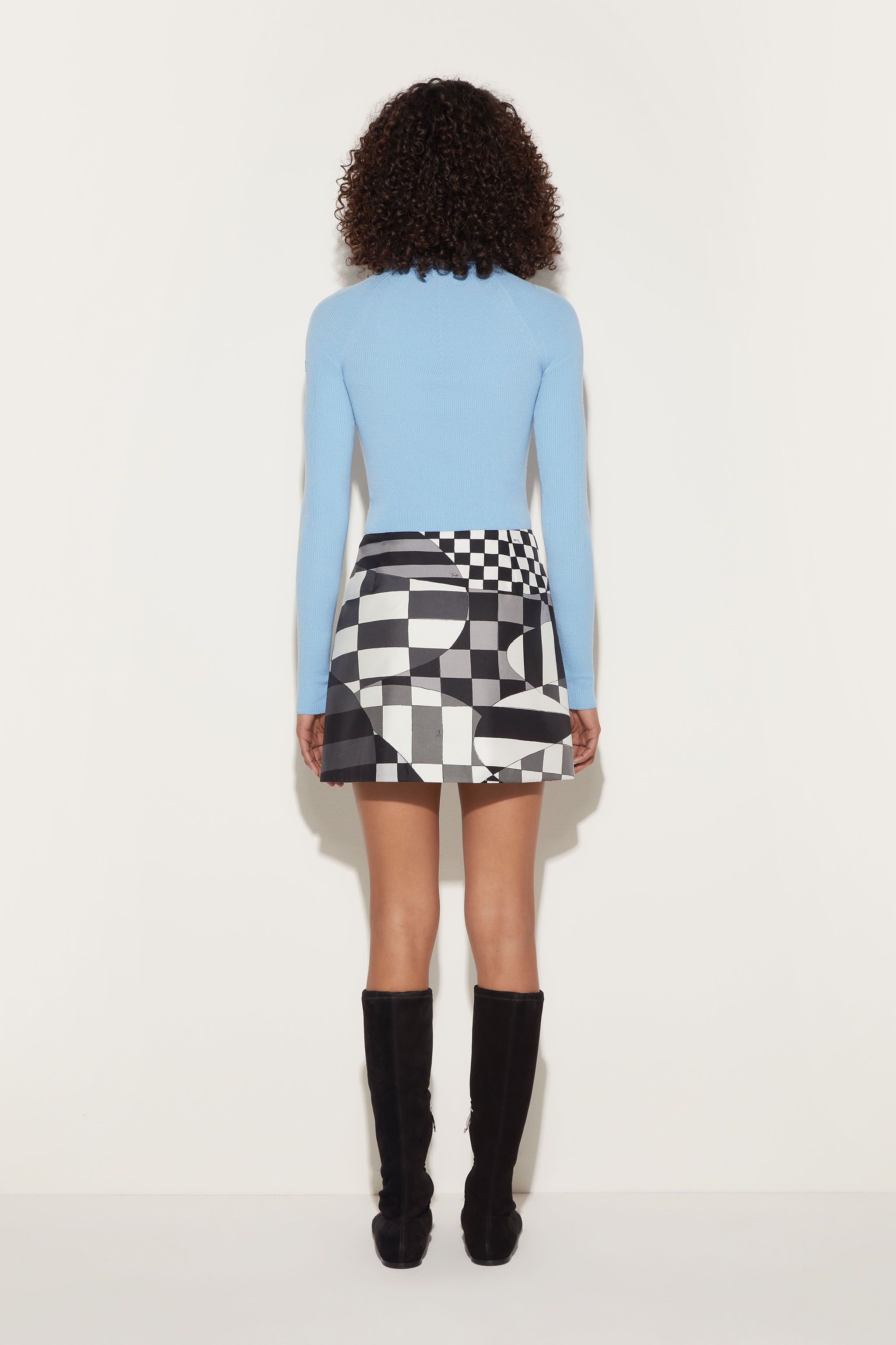 Minigonna in seta con stampa Giardino sold by Emilio Pucci product image thumbnail 4