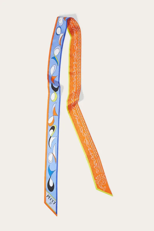 Foulard in seta con stampa Pesci sold by Emilio Pucci