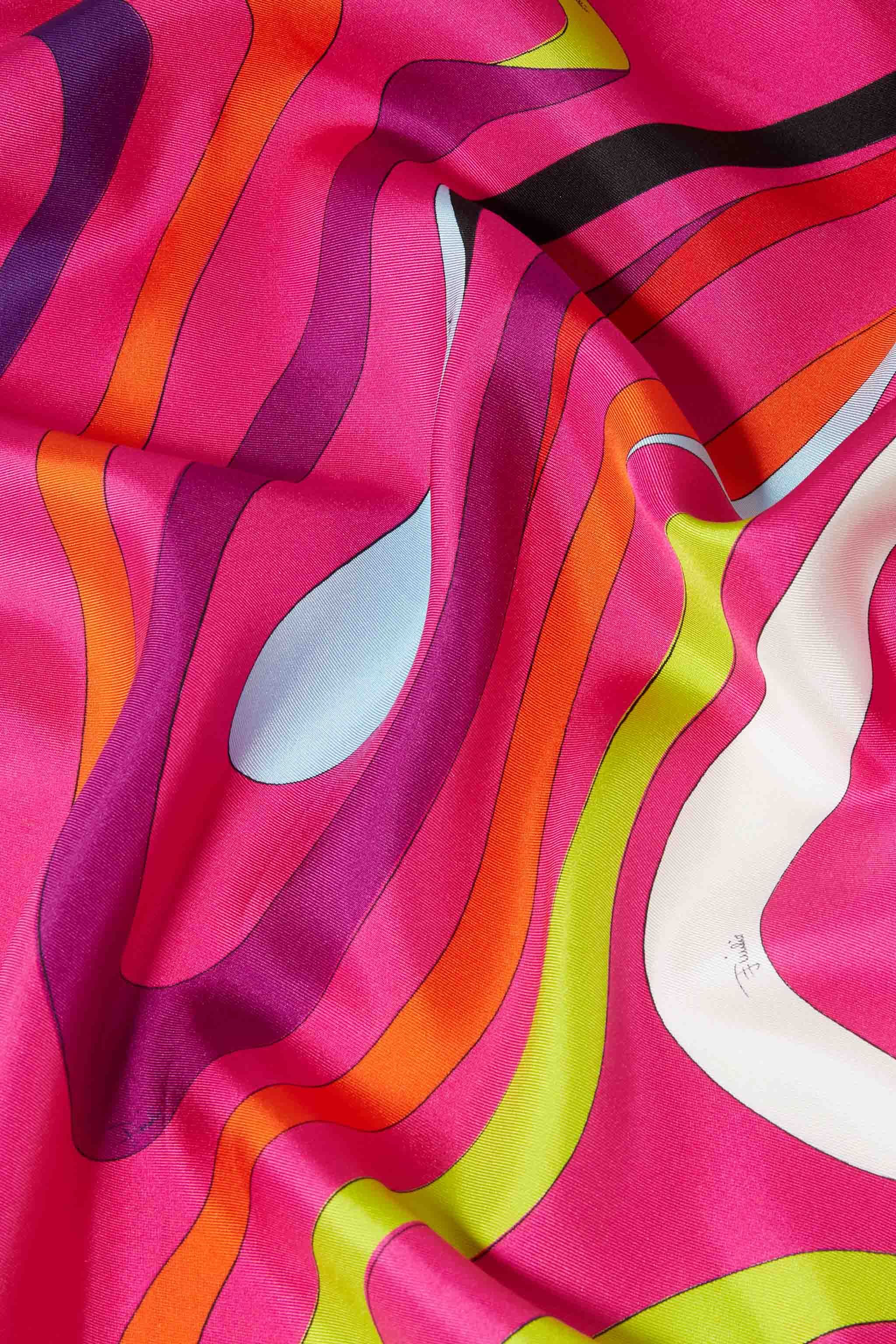 Foulard grande in seta con stampa Marmo sold by Emilio Pucci product image thumbnail 3