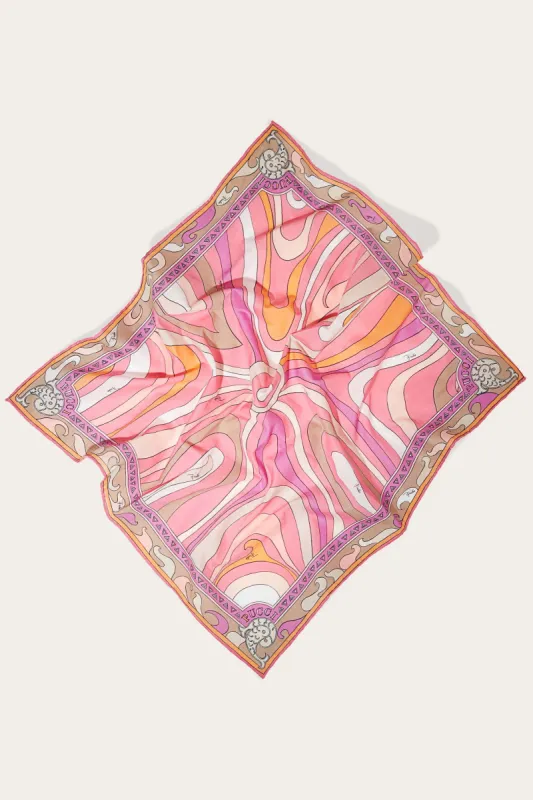 Carré piccolo con stampa Marmo sold by Emilio Pucci