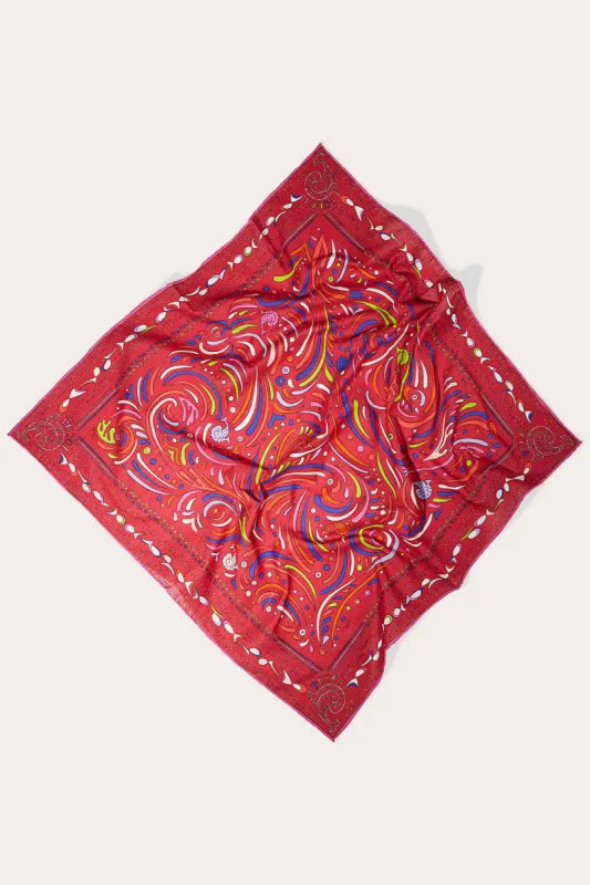Carré piccolo con stampa Bandana sold by Emilio Pucci
