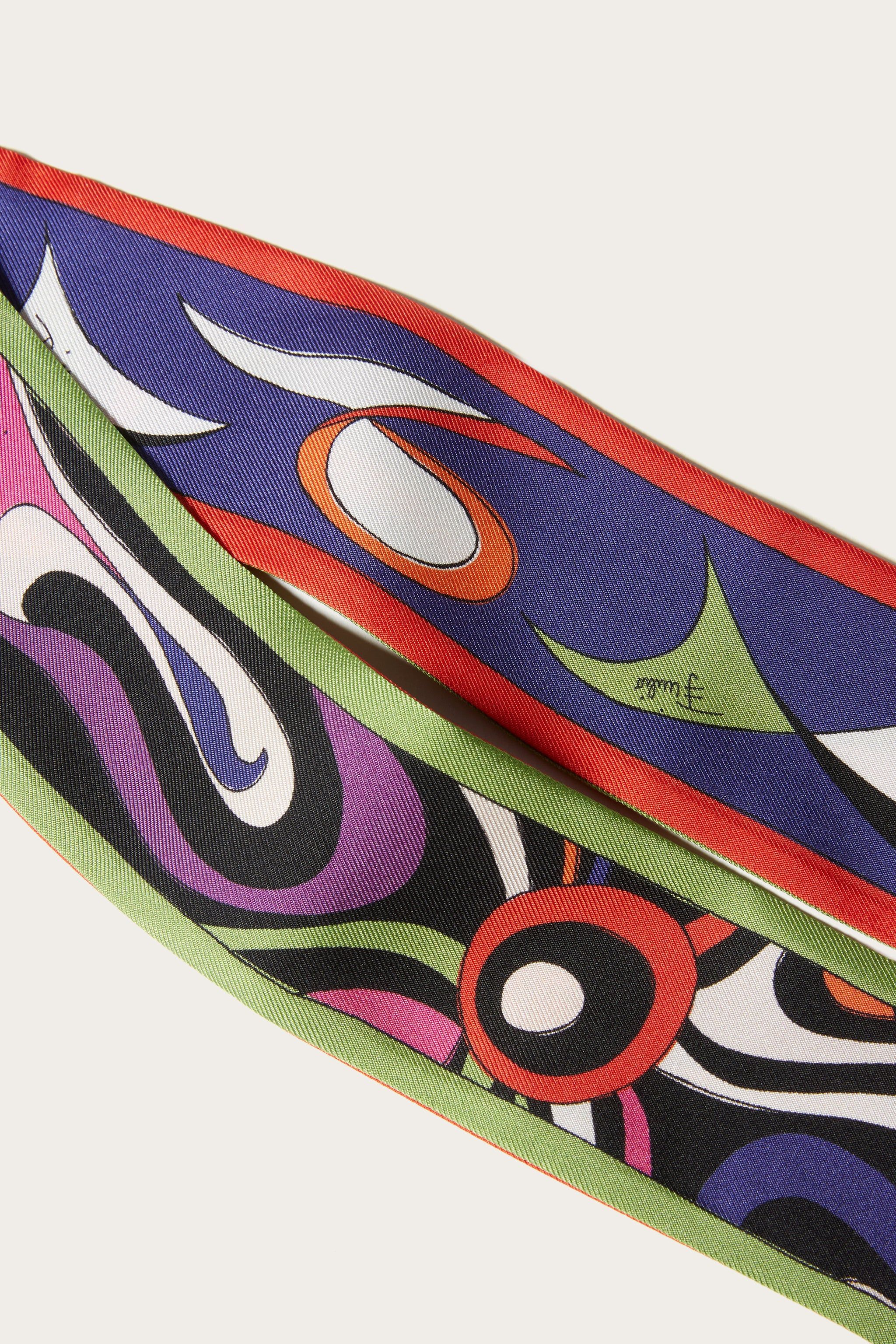 Foulard in seta con stampe Marmo e Pesci sold by Emilio Pucci product image thumbnail 3