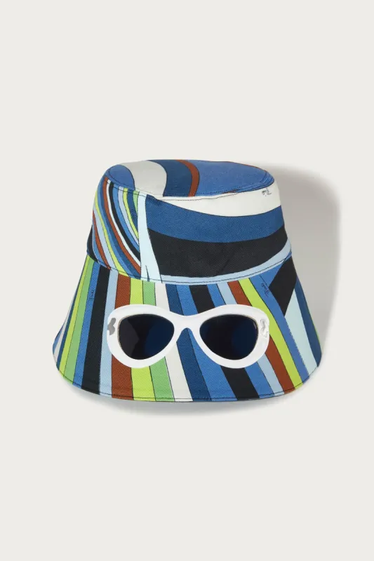 Cappello da pescatore con cut-out e stampa Iride sold by Emilio Pucci