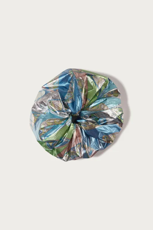 Elastico per capelli con stampa Girandole iridescente made by Emilio Pucci