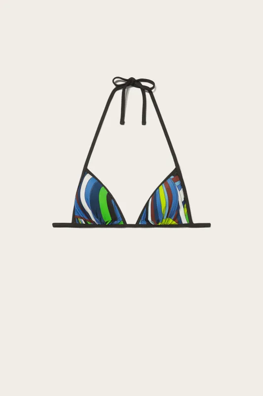 Top bikini con stampa Iride sold by Emilio Pucci