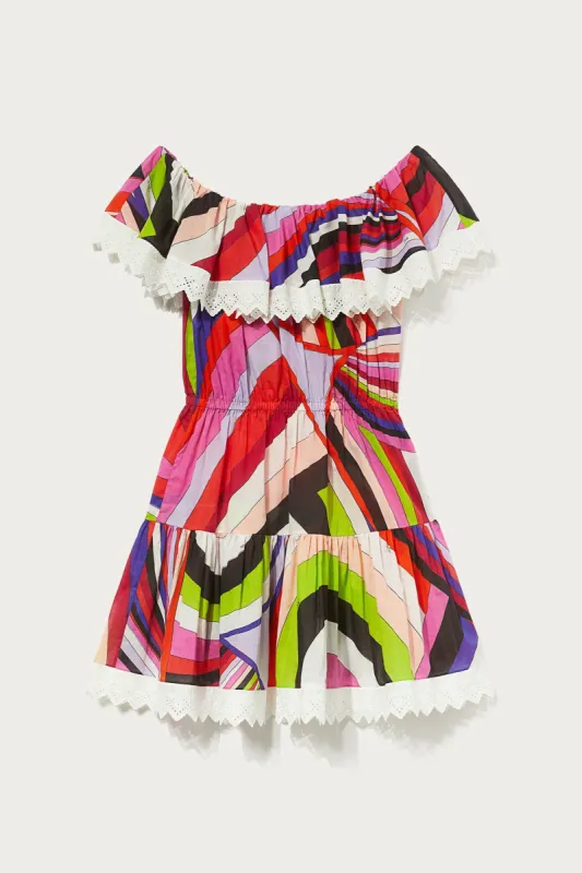 Mini abito con stampa Iride sold by Emilio Pucci