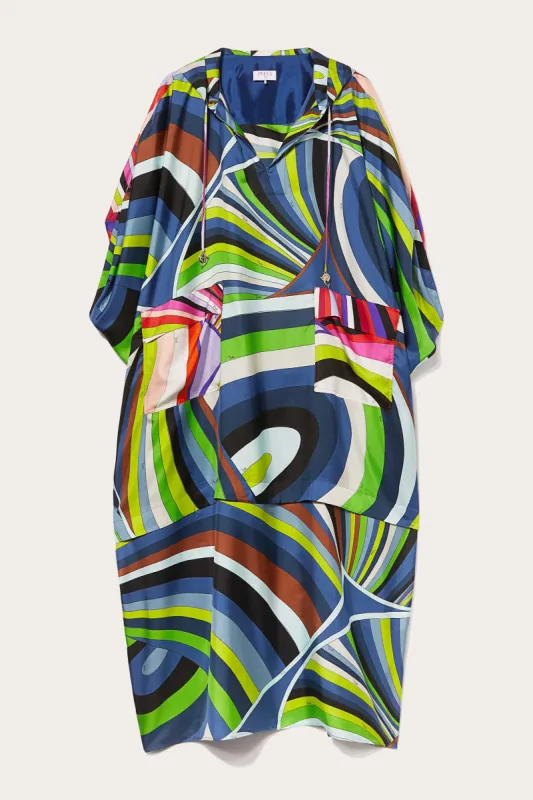 Kaftano in seta con stampa Iride made by Emilio Pucci