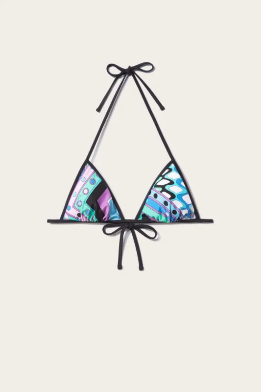 Top bikini con stampa Vivara sold by Emilio Pucci