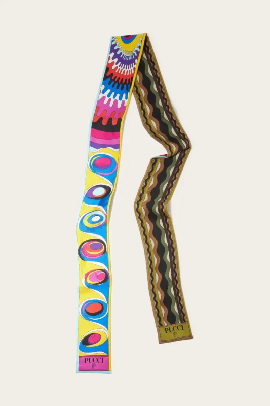 Foulard in seta con stampa Bersaglio sold by Emilio Pucci