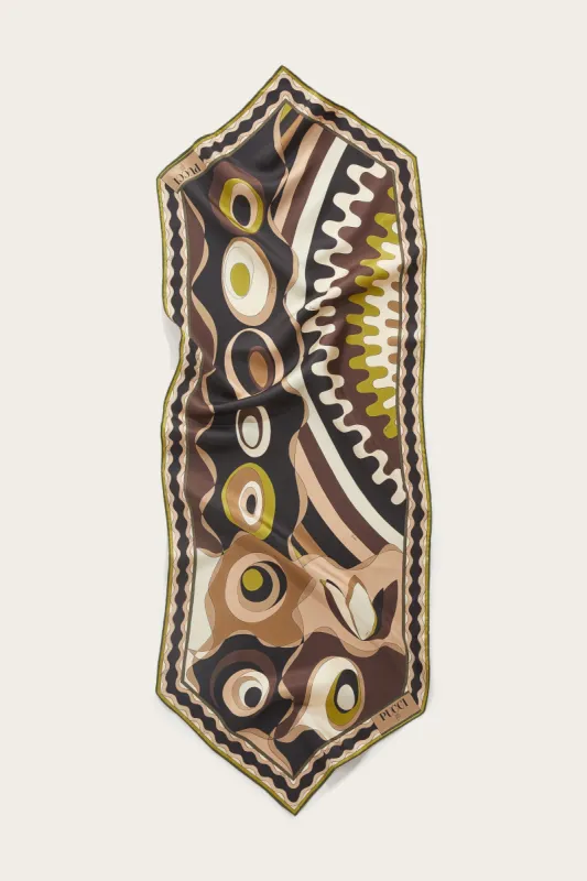 Foulard in seta con stampa Bersaglio sold by Emilio Pucci
