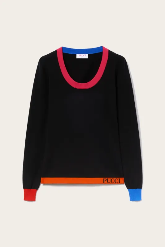 Maglione con design color-block made by Emilio Pucci