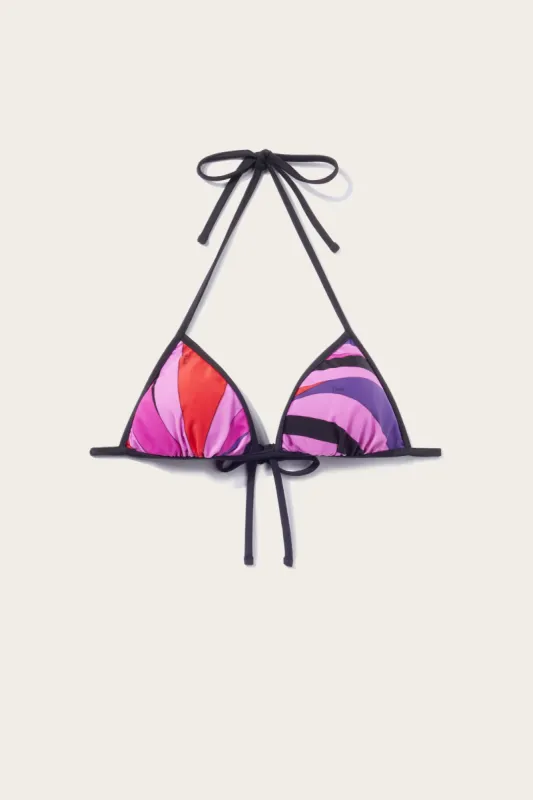 Top bikini con stampa Marmo sold by Emilio Pucci
