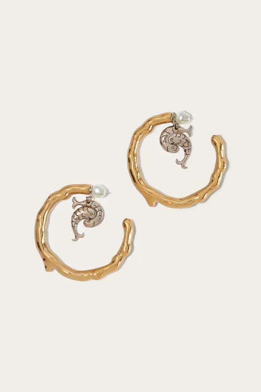 Orecchini a cerchio Aquarius sold by Emilio Pucci