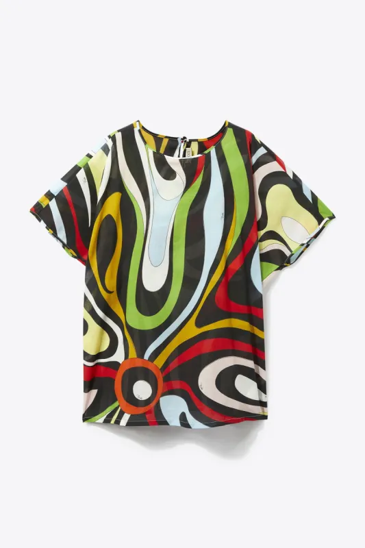 Marmo-Print Cotton Dress made by Emilio Pucci
