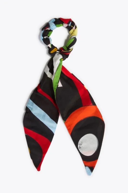 Marmo-Print Hair Tie made by Emilio Pucci