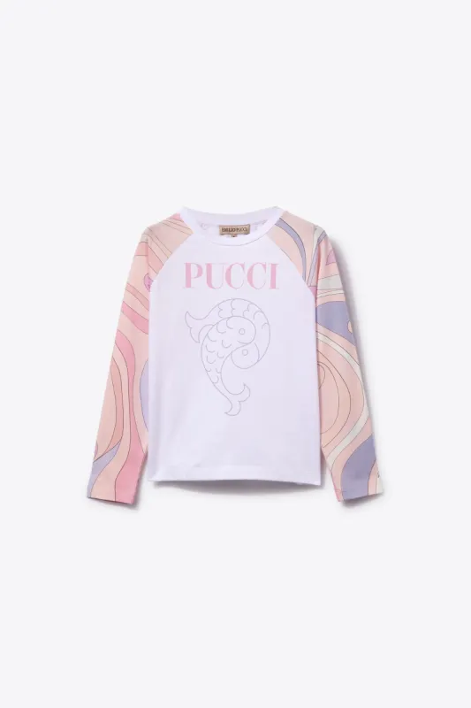Logo-Print Cotton Top sold by Emilio Pucci