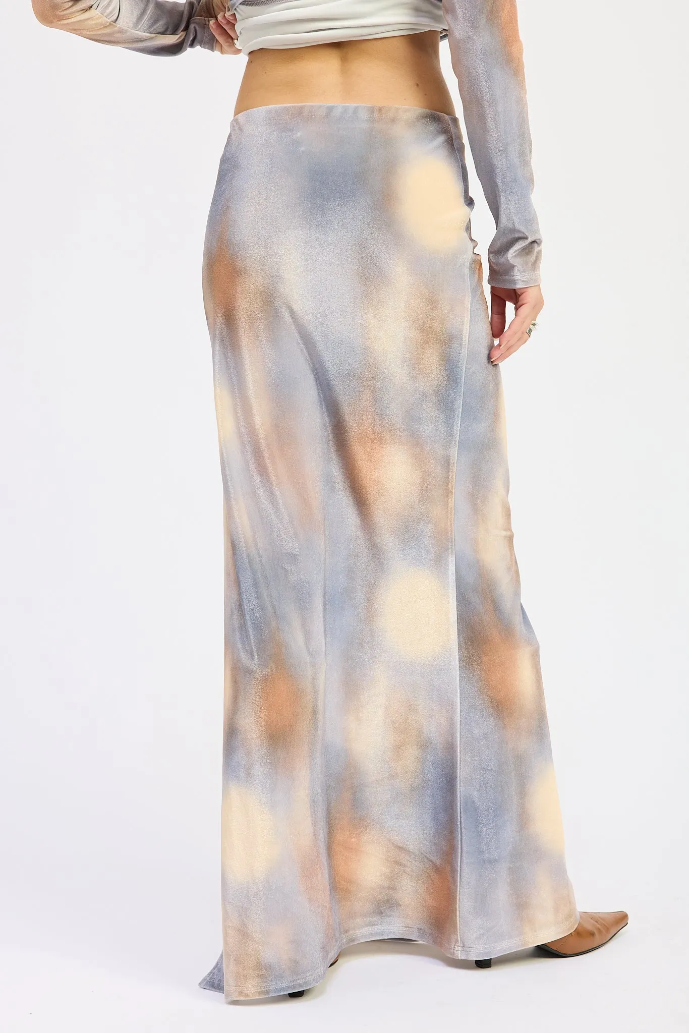 Izzie Velvet Maxi Skirt sold by emory park product image thumbnail 4