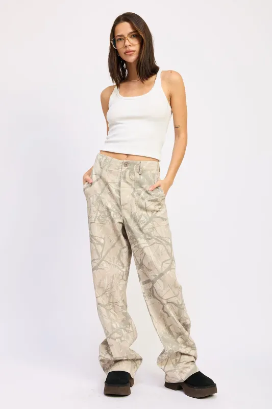Mallory Camo Pants sold by emory park