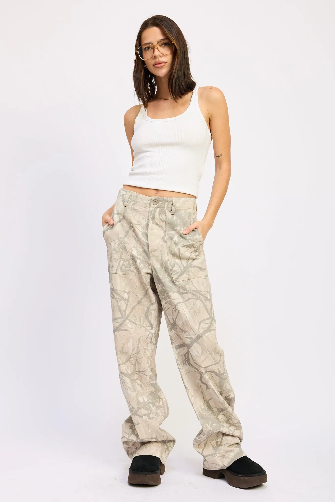 Mallory Camo Pants sold by emory park