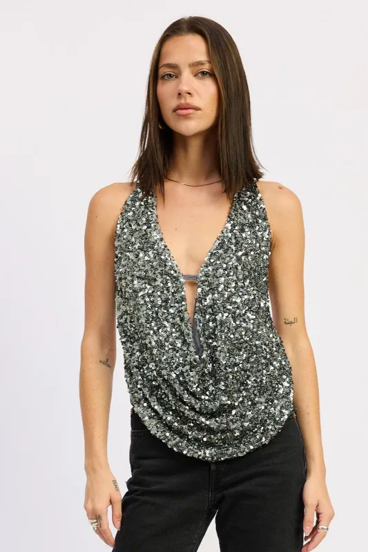 Celith Halter Top sold by emory park