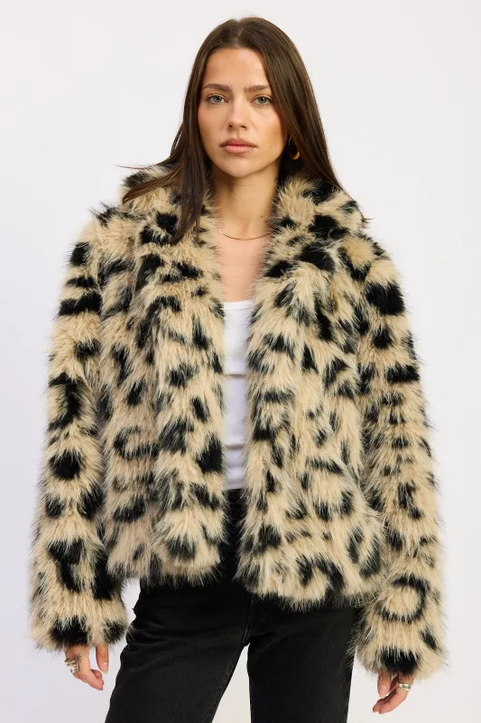 Elise Leopard Coat sold by emory park