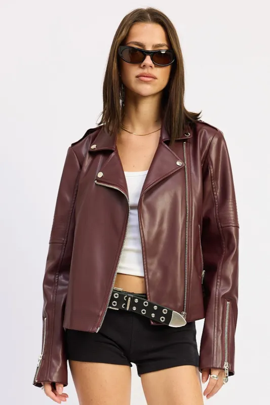 Parker Leather Jacket sold by emory park