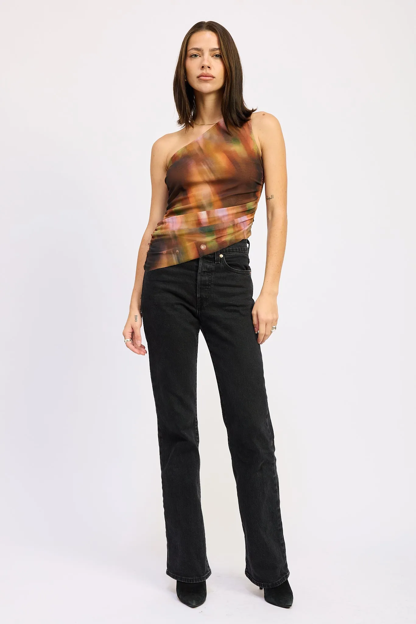 Cyndra One Shoulder Top sold by emory park product image thumbnail 4